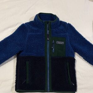 Vineyard Vines Supershep Jacket in Blue and Olive